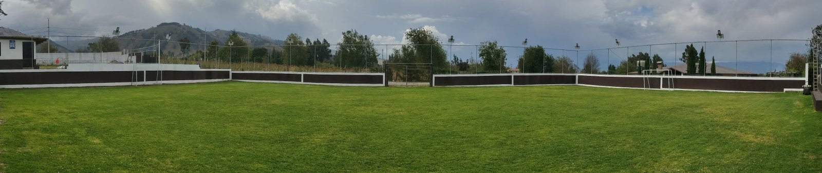 Vista panorámica de la cancha